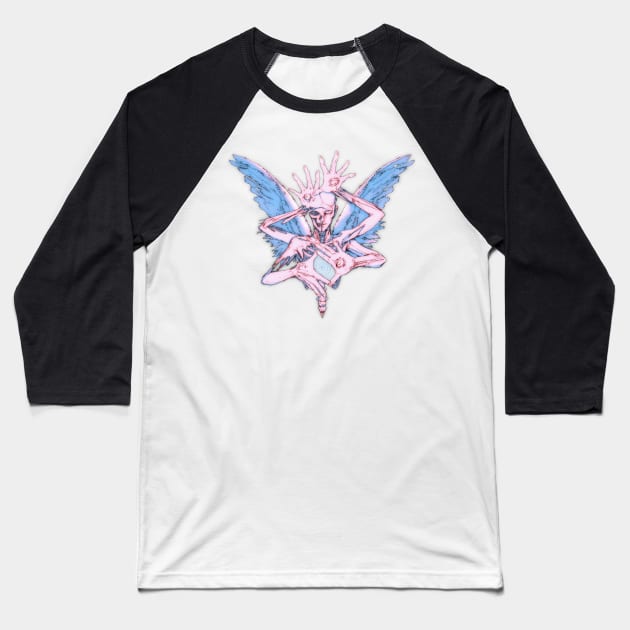 Angel Baseball T-Shirt by ungfio